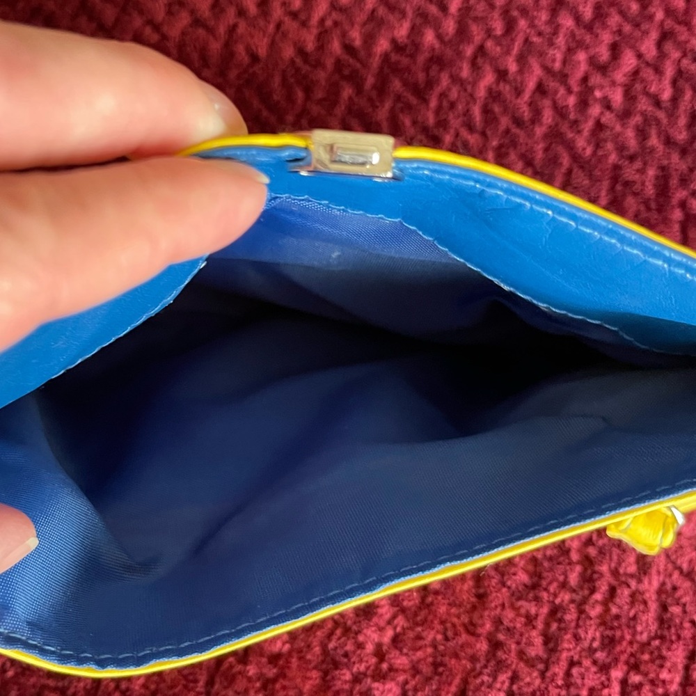 🍋 Vintage Yellow Folding Wallet - Picture 5 of 8